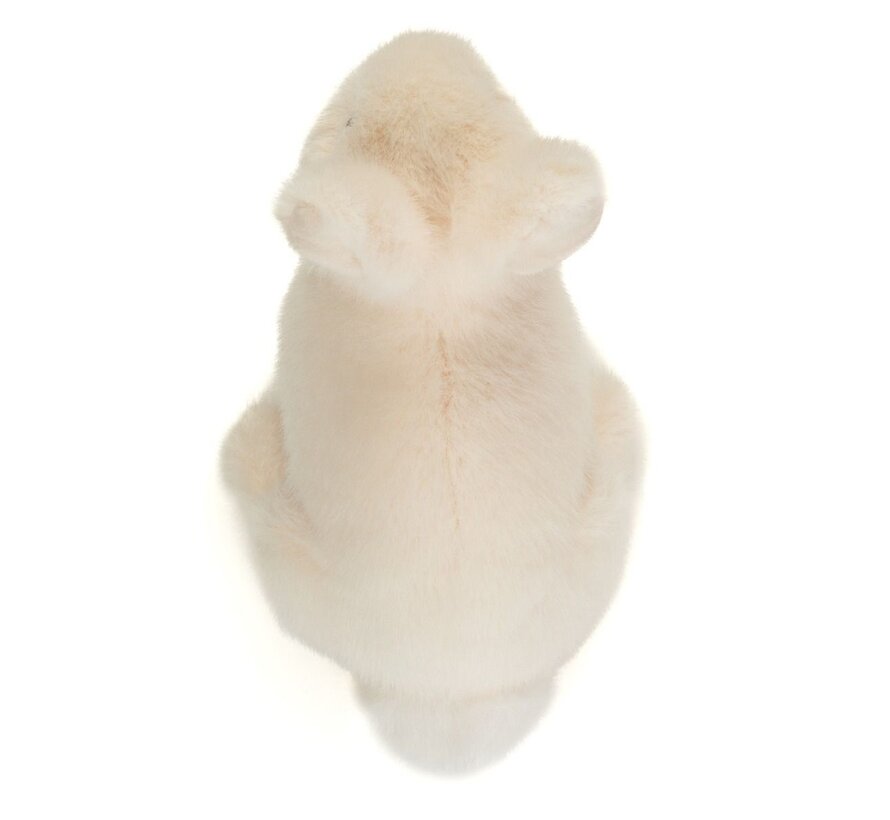 Knuffel Konijn Zittend Crème 20 cm