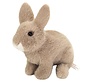Knuffel Konijn Zittend Grijs 20 cm