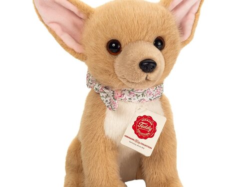 Hermann Teddy Knuffel Chihuahua Zittend 25 cm