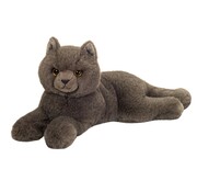 Hermann Teddy Knuffel Karthuizer Kat Liggend 36 cm