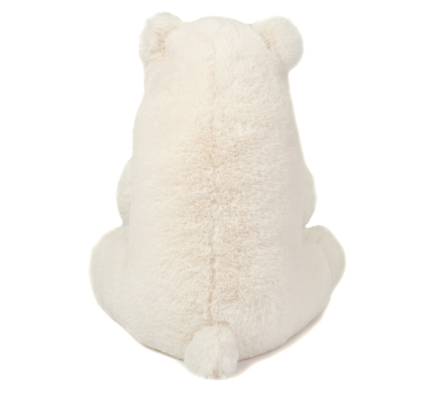 Knuffel IJsbeer Zittend 35cm