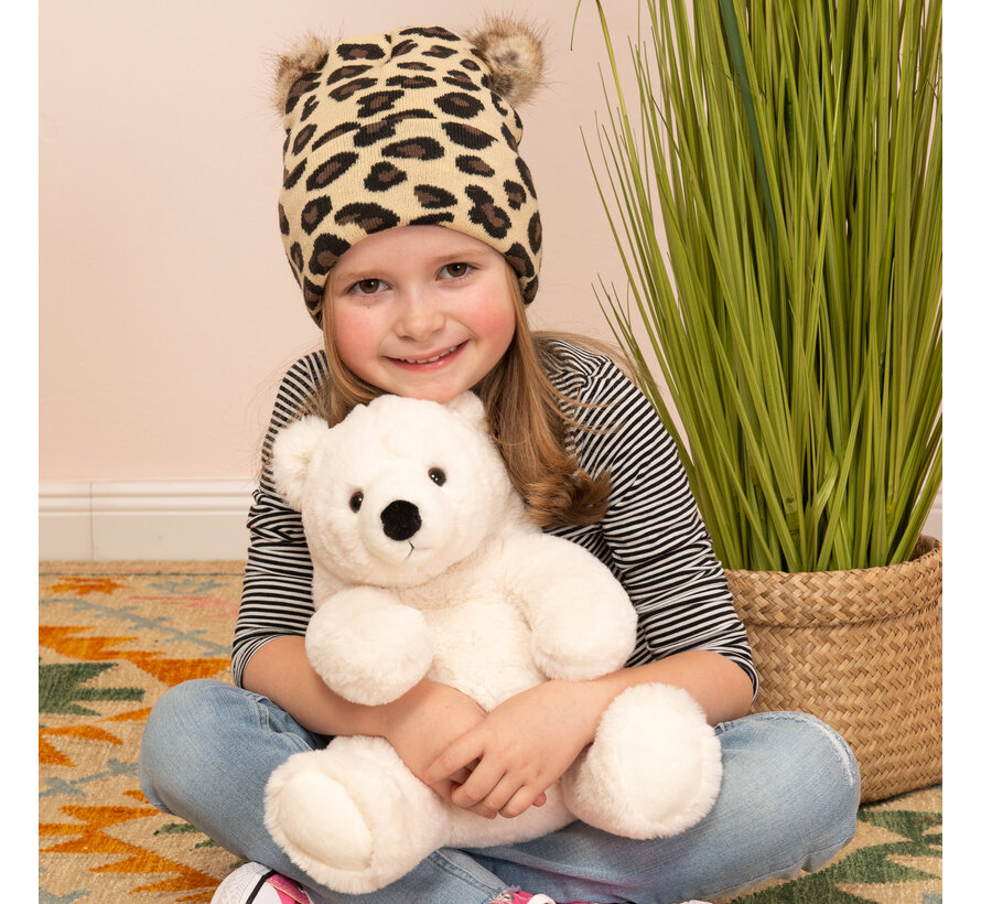 Knuffel IJsbeer Zittend 35cm