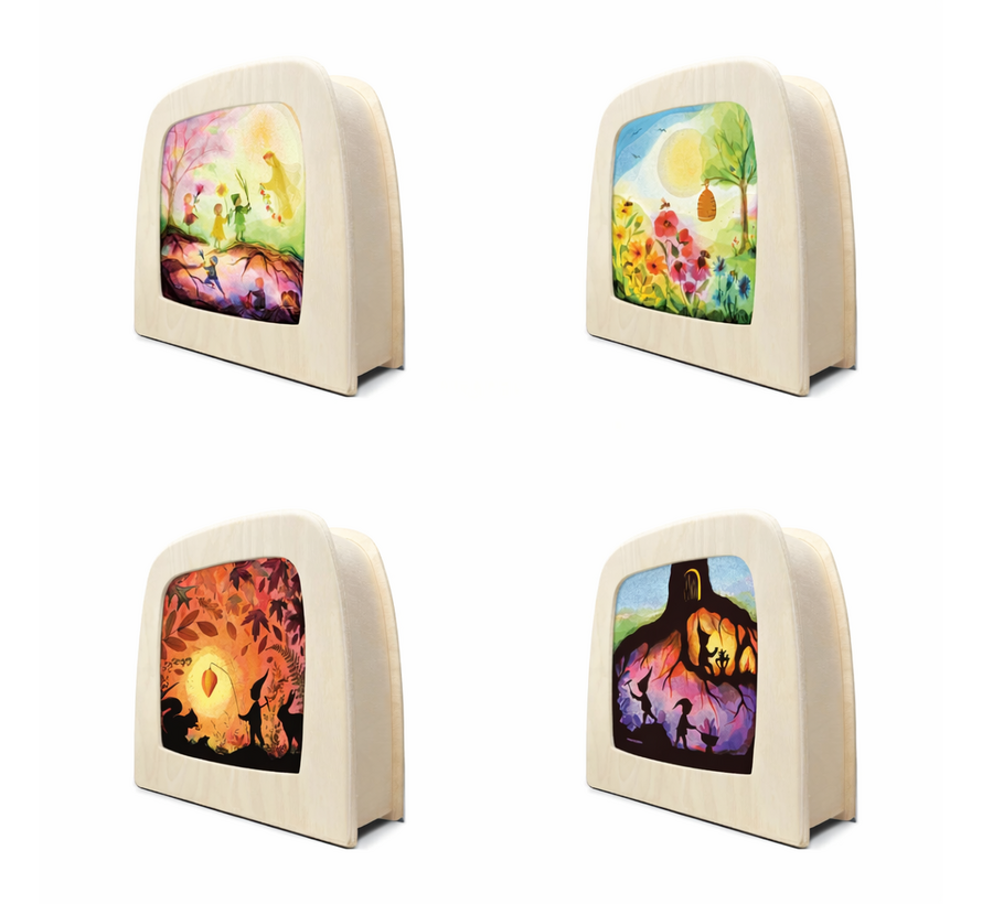 Silhouet Artist-Set Vogel Geluk