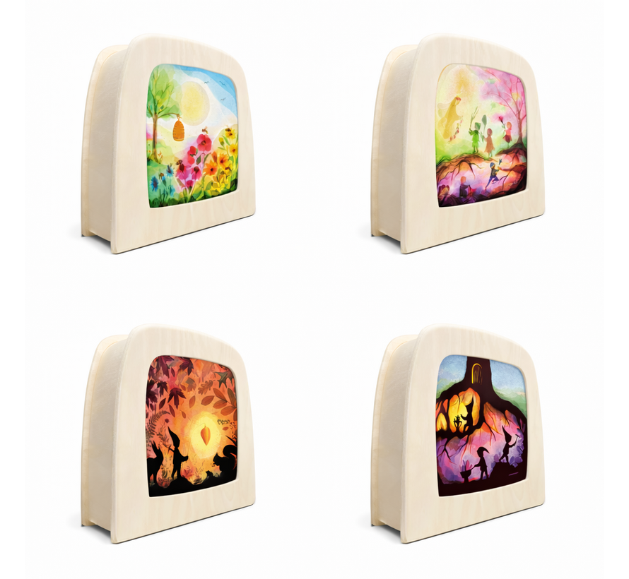 Silhouet Artist-Set Vogel Geluk