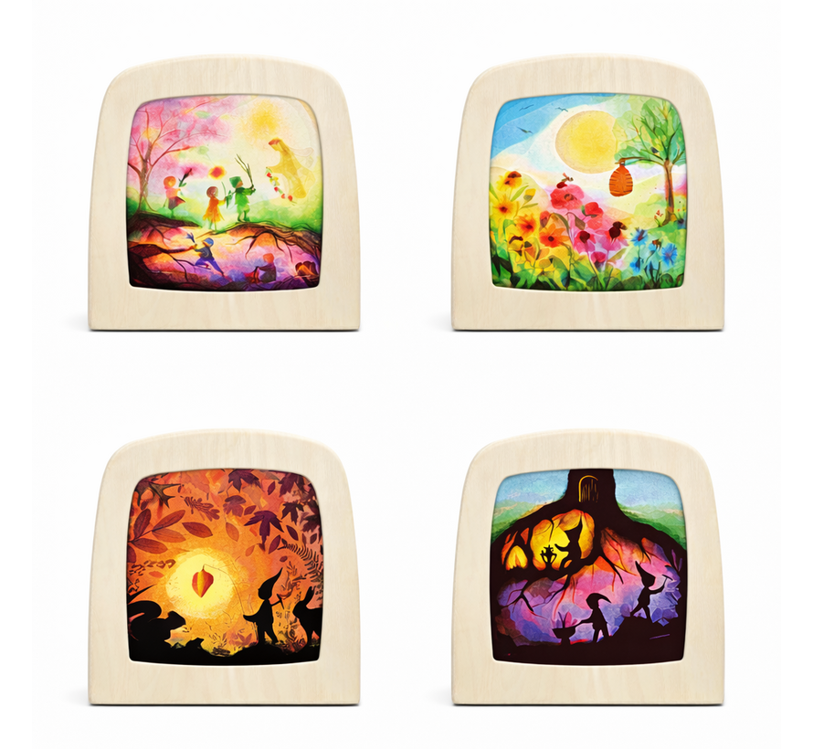 Silhouet Artist-Set Vogel Geluk