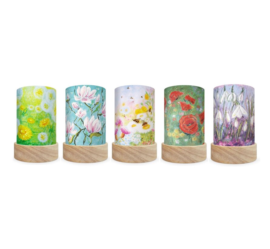 Shade Kapitein Kalk set Flowers