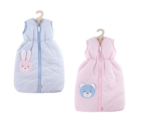Heless Poppen Slaapzak Blauw of Roze 35-50cm