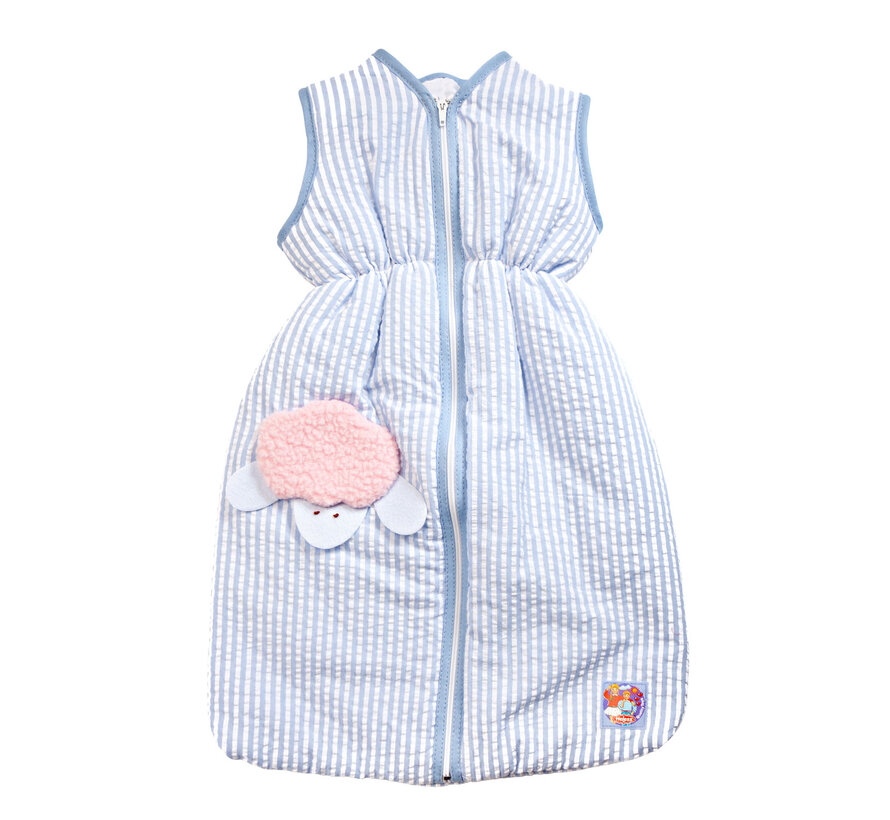Poppen Slaapzak Blauw of Roze 35-50cm