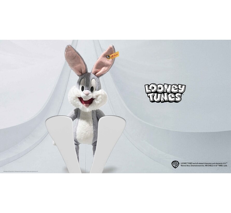 Knuffel Bugs Bunny Grijs/White 32cm