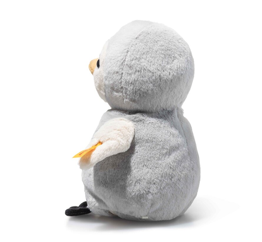 Knuffel Lio Penguin Grijs/White 22cm