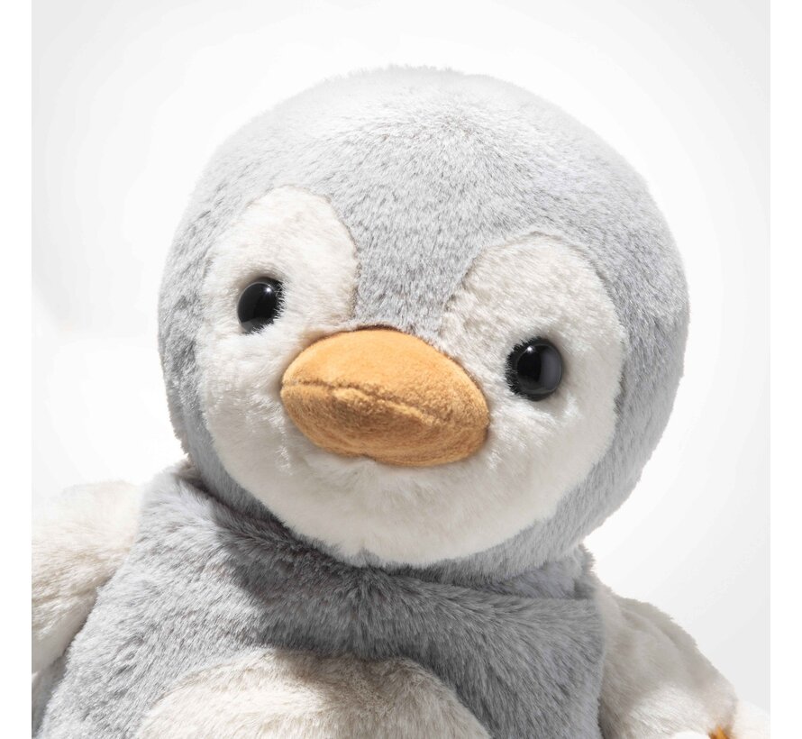 Knuffel Lio Penguin Grijs/White 22cm