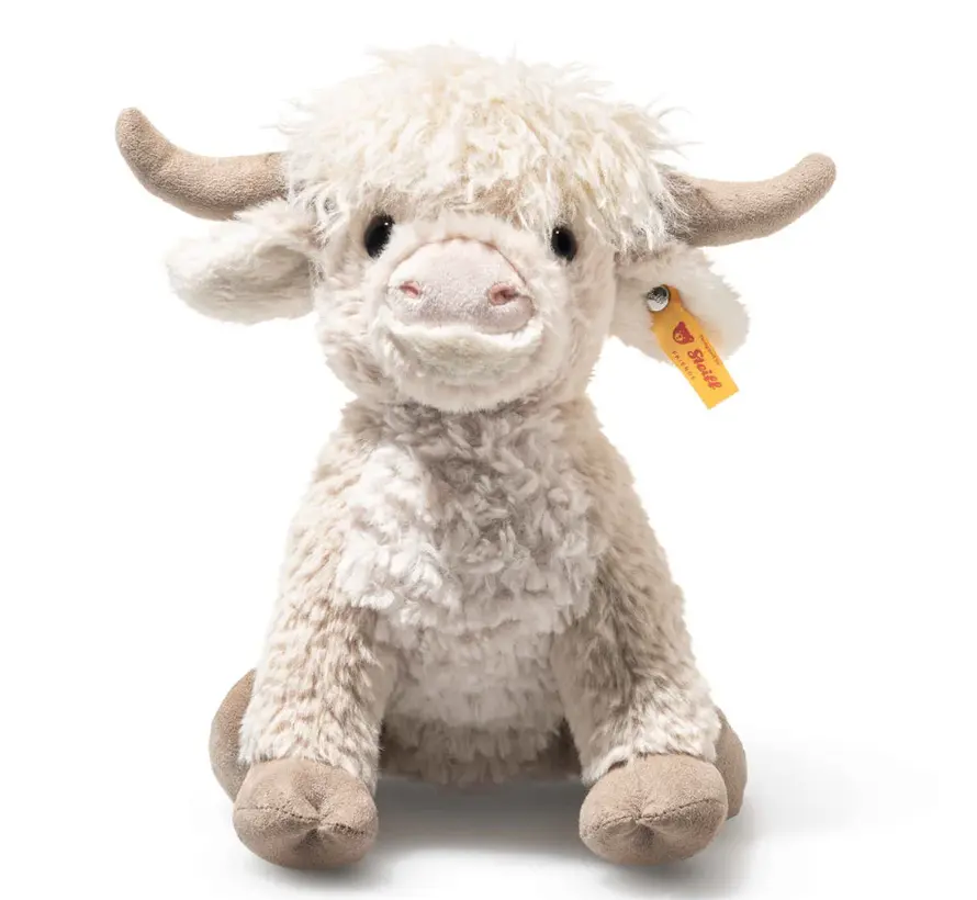 Knuffel Harper Highland Cow Beige 24cm