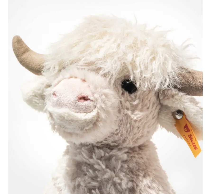 Knuffel Harper Highland Cow Beige 24cm