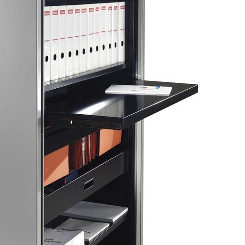 Inofec Uittrekbaar Legbord Roldeurkast Trend 120b Inofec Uittrekbaar Legbord Roldeurkast Trend 120b