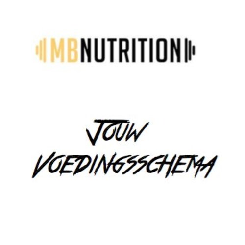 MB Nutrition Jouw eigen voedingsschema