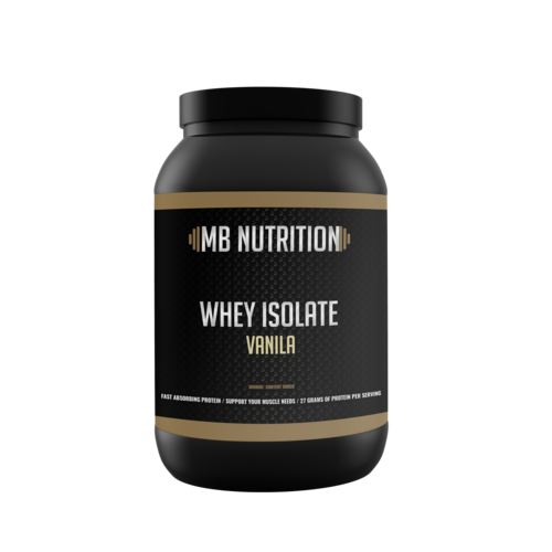 MB Nutrition Whey Isolate  (900 Gram) - Vanille
