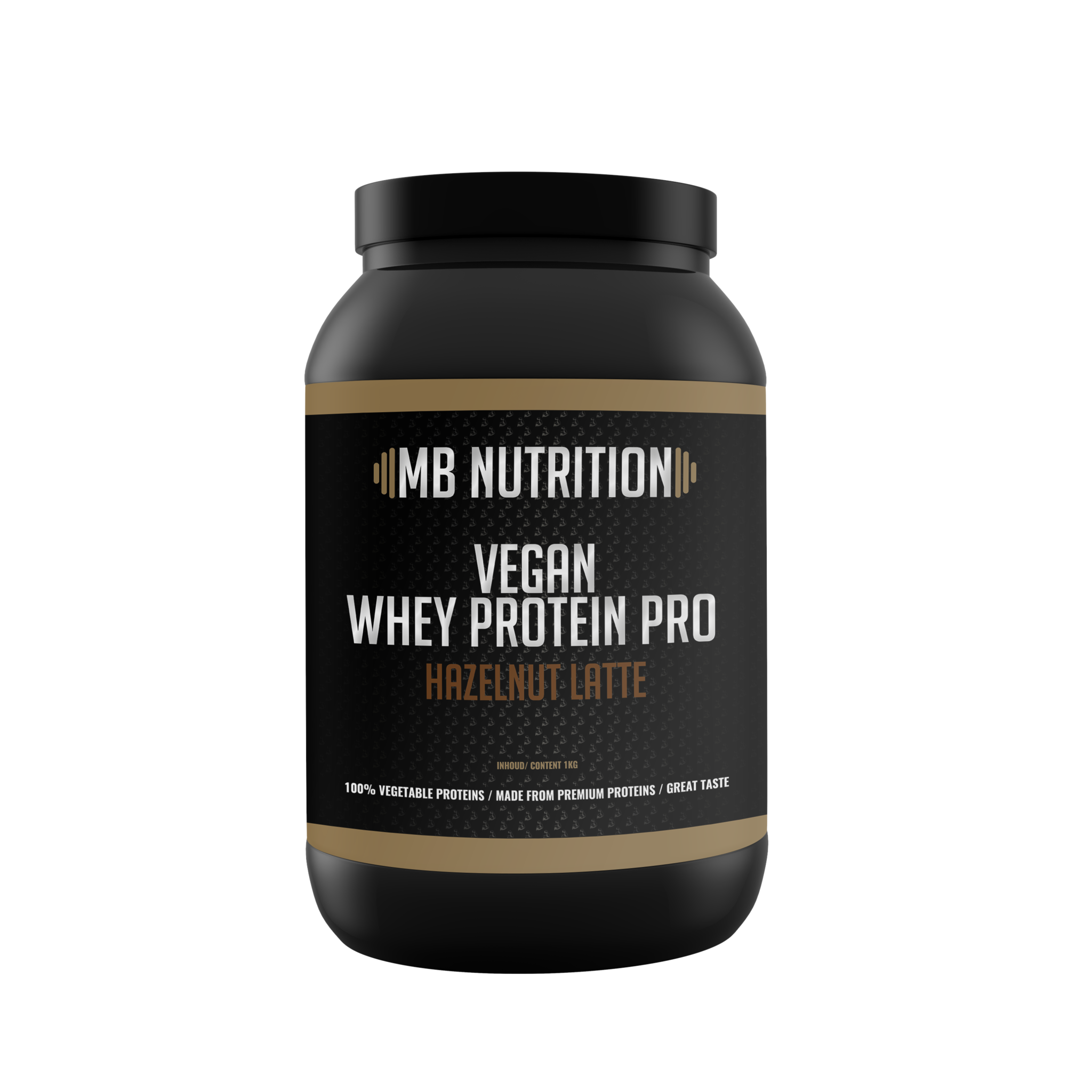 MB Nutrition Vegan protein shake Vanille & Hazelnoot Biceppapa.nl