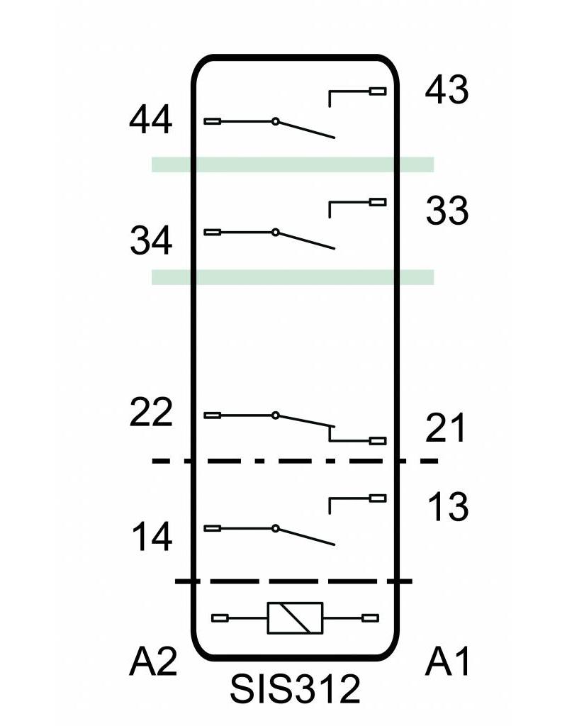 ELESTA relays SIS4 Series - SIS312