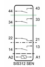 ELESTA relays SIS4 Series - SIS312 SEN