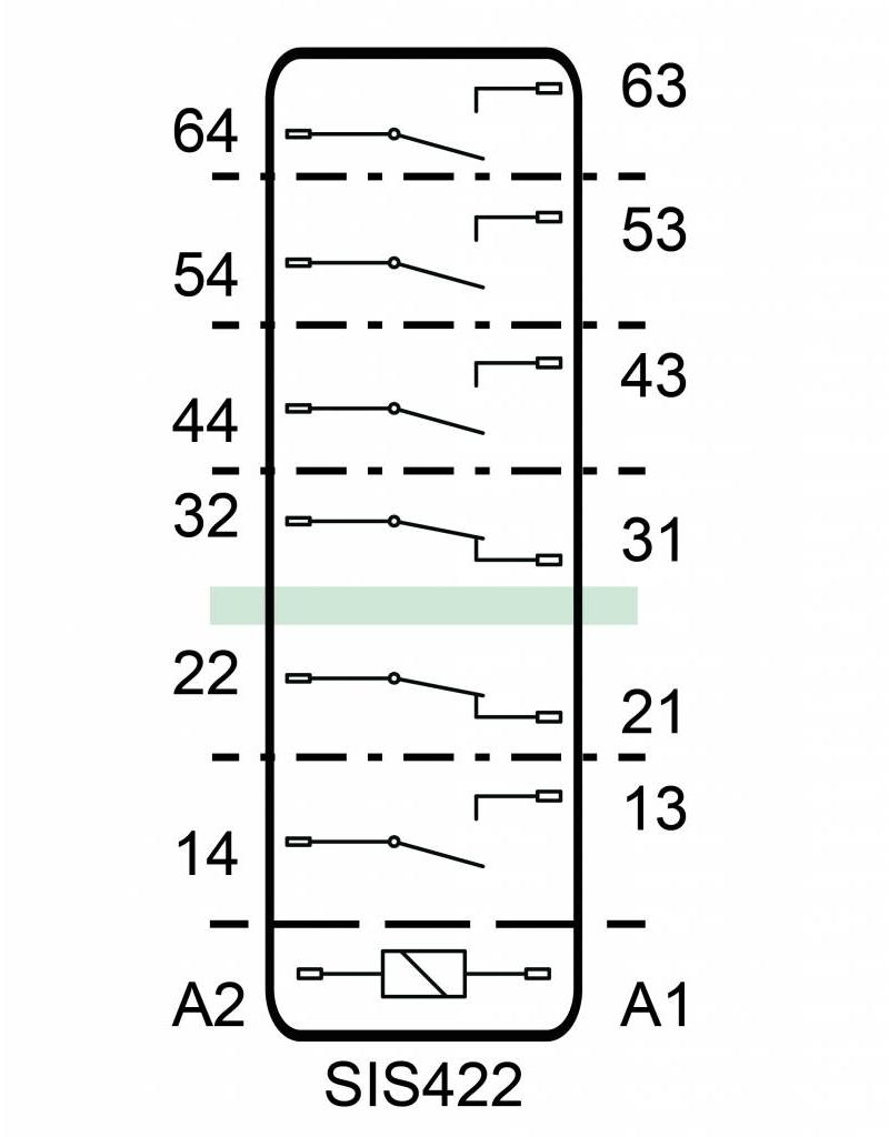 ELESTA relays SIS6 Baureihe - SIS422