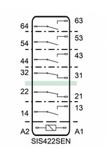 ELESTA relays SIS6 Series - SIS422 SEN