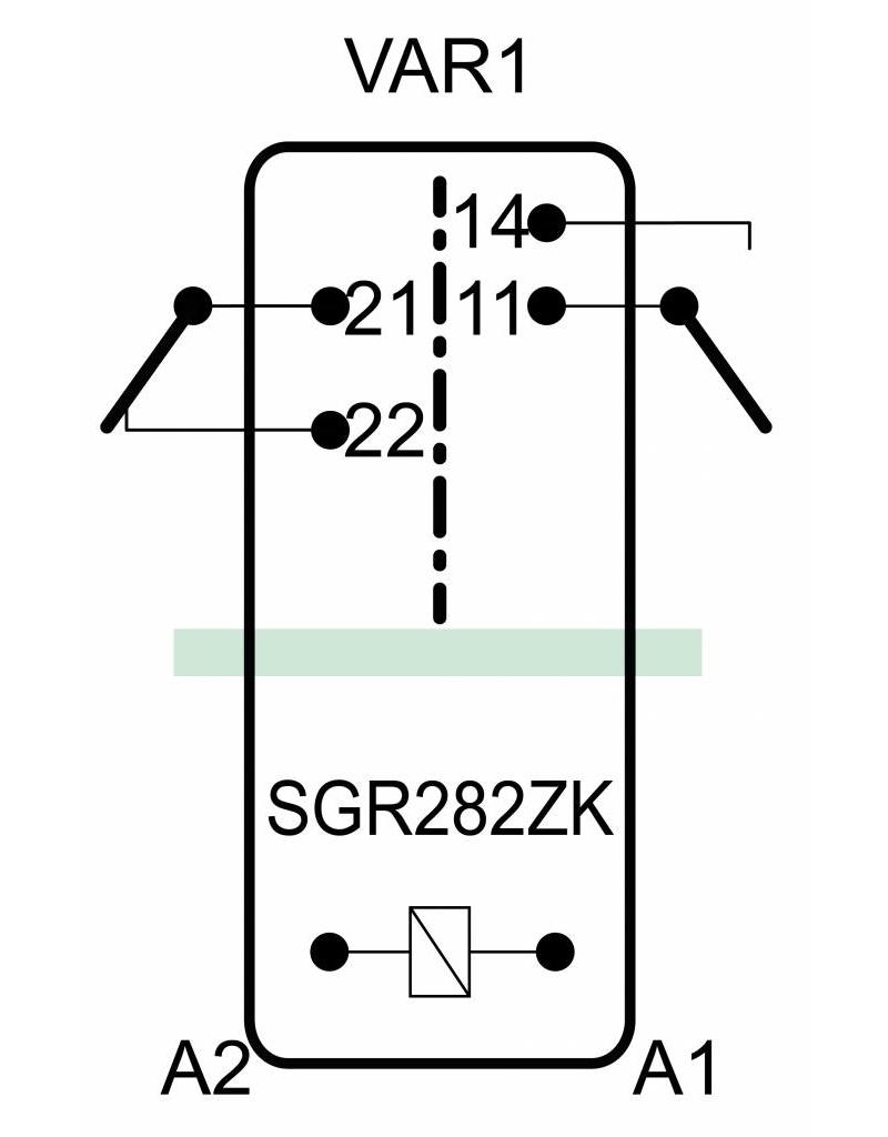 ELESTA relays SGR282 ZK Baureihe - VAR 1