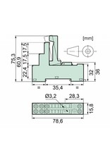 ELESTA relays DIN rail socket