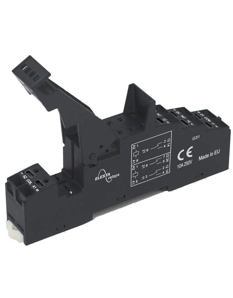 ELESTA relays DIN rail socket SRD-SGR2A KV2A PIK