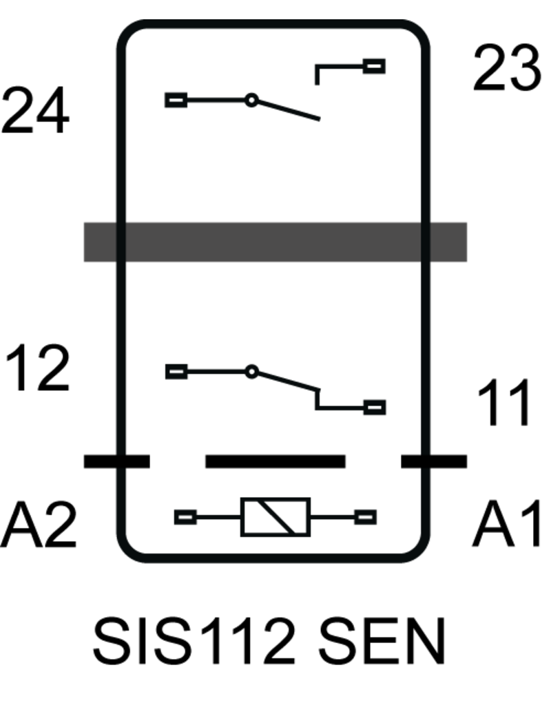 ELESTA relays SIS2 Baureihe - SIS112 SEN