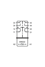 ELESTA relays SIM4 Baureihe - SIM 22