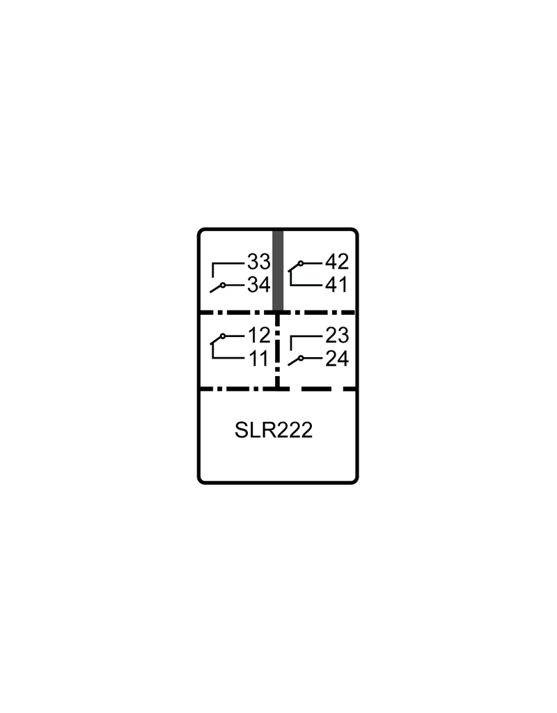 ELESTA relays SLR4 Baureihe - SLR222