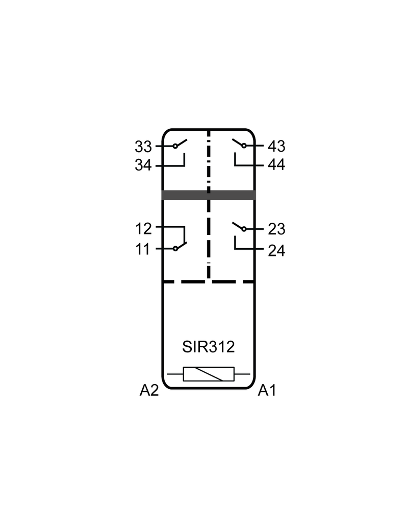 ELESTA relays SIR4 Baureihe - SIR312