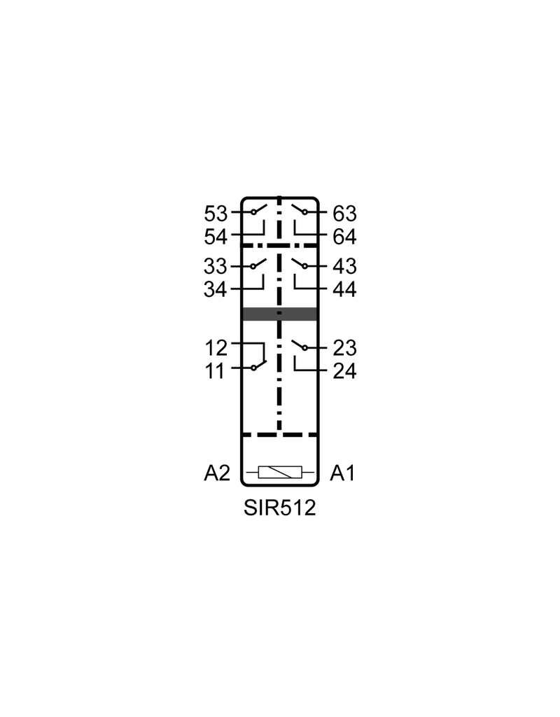 ELESTA relays SIR 6 Baureihe - SIR512