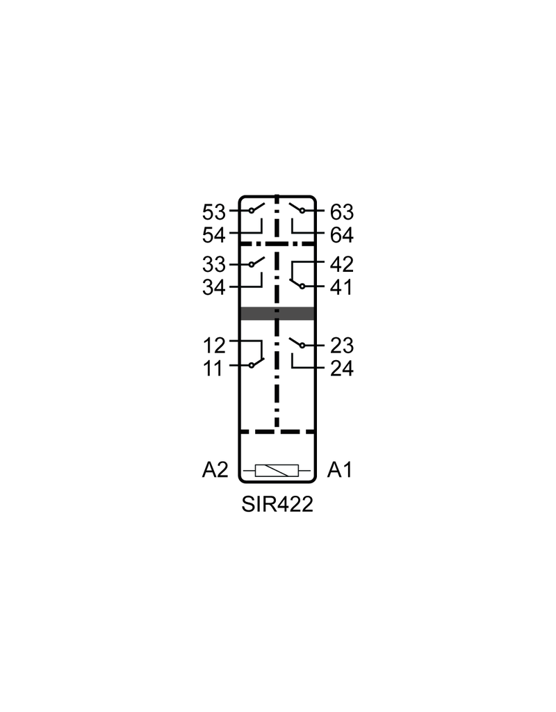 ELESTA relays SIR6 Baureihe - SIR422