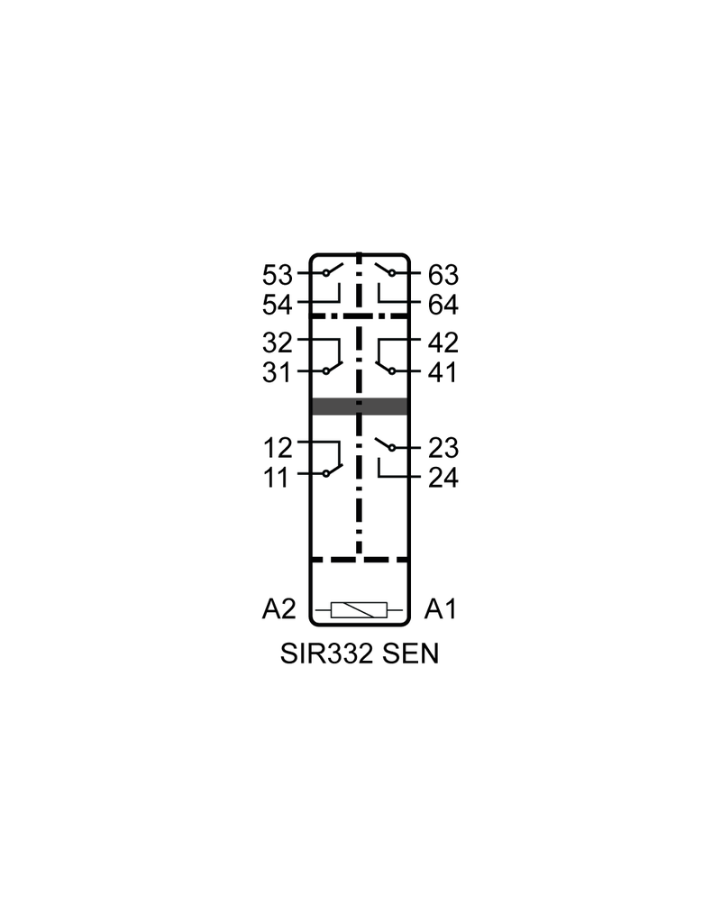 ELESTA relays SIR6 Baureihe - SIR332 SEN