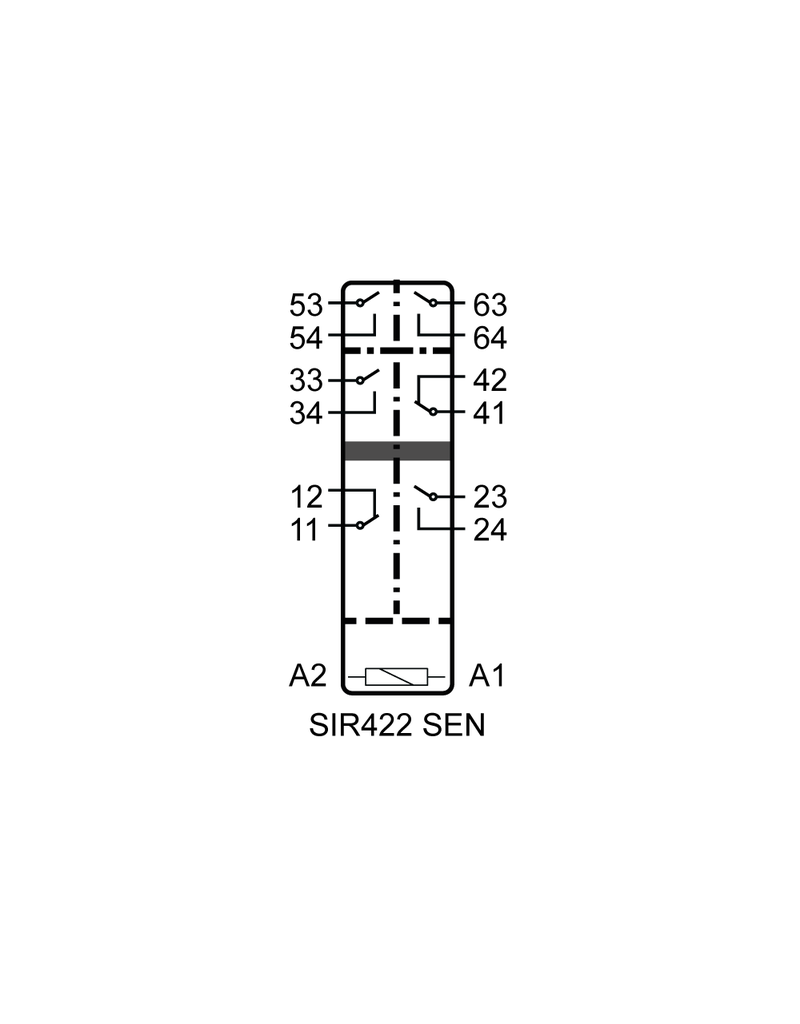 ELESTA relays SIR6 Baureihe - SIR422 SEN