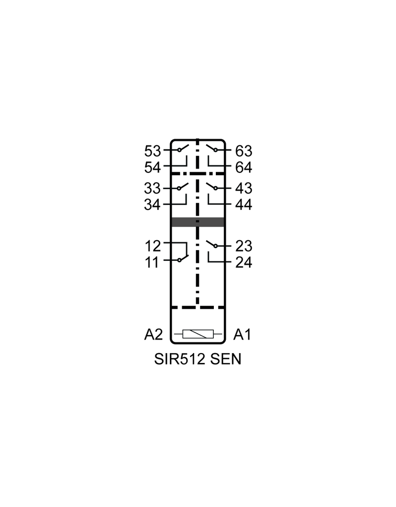 ELESTA relays SIR6 Series - SIR512 SEN