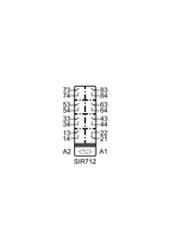 ELESTA relays SIR8 Baureihe - SIR712