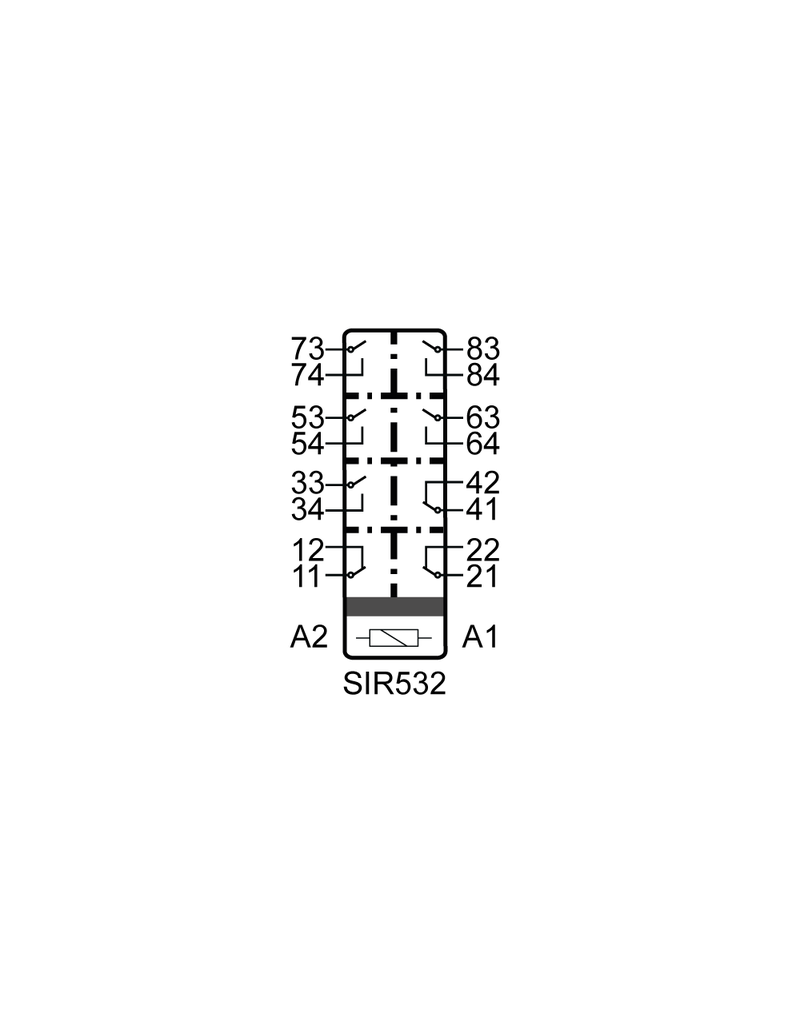 ELESTA relays SIR8 Baureihe - SIR532