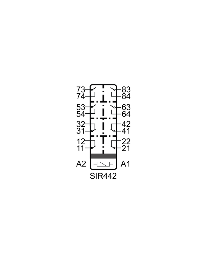 ELESTA relays SIR8 Baureihe - SIR442