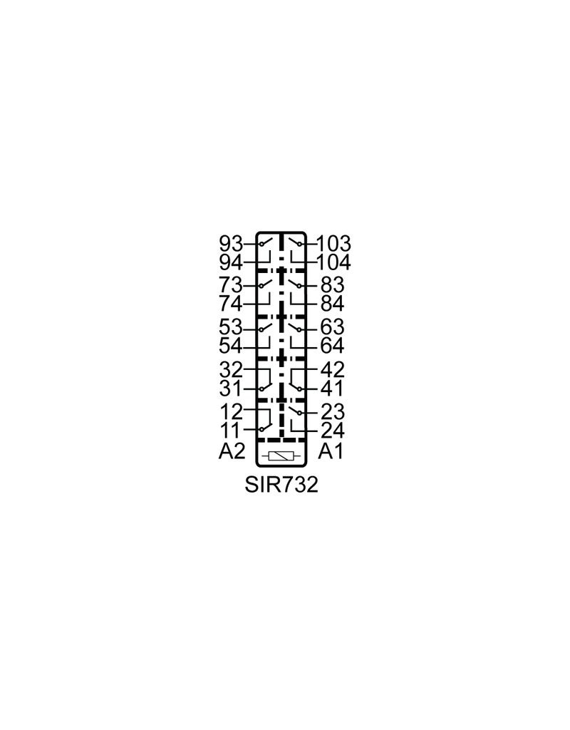 ELESTA relays SIR10 Baureihe - SIR732