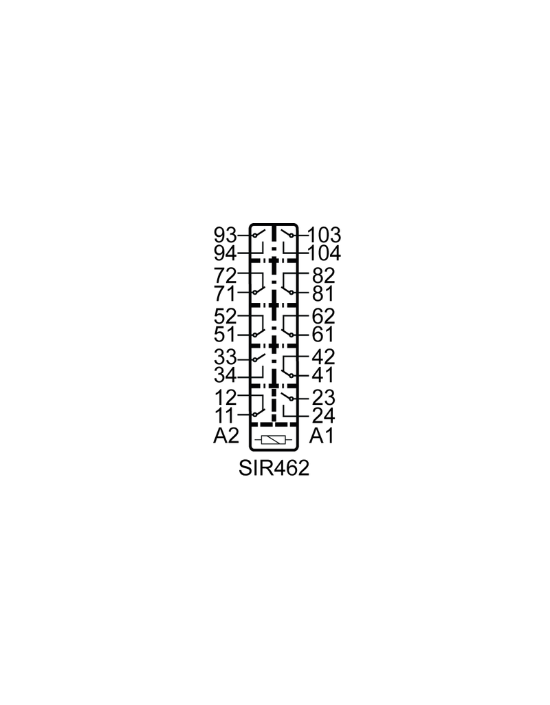 ELESTA relays SIR10 Baureihe - SIR462