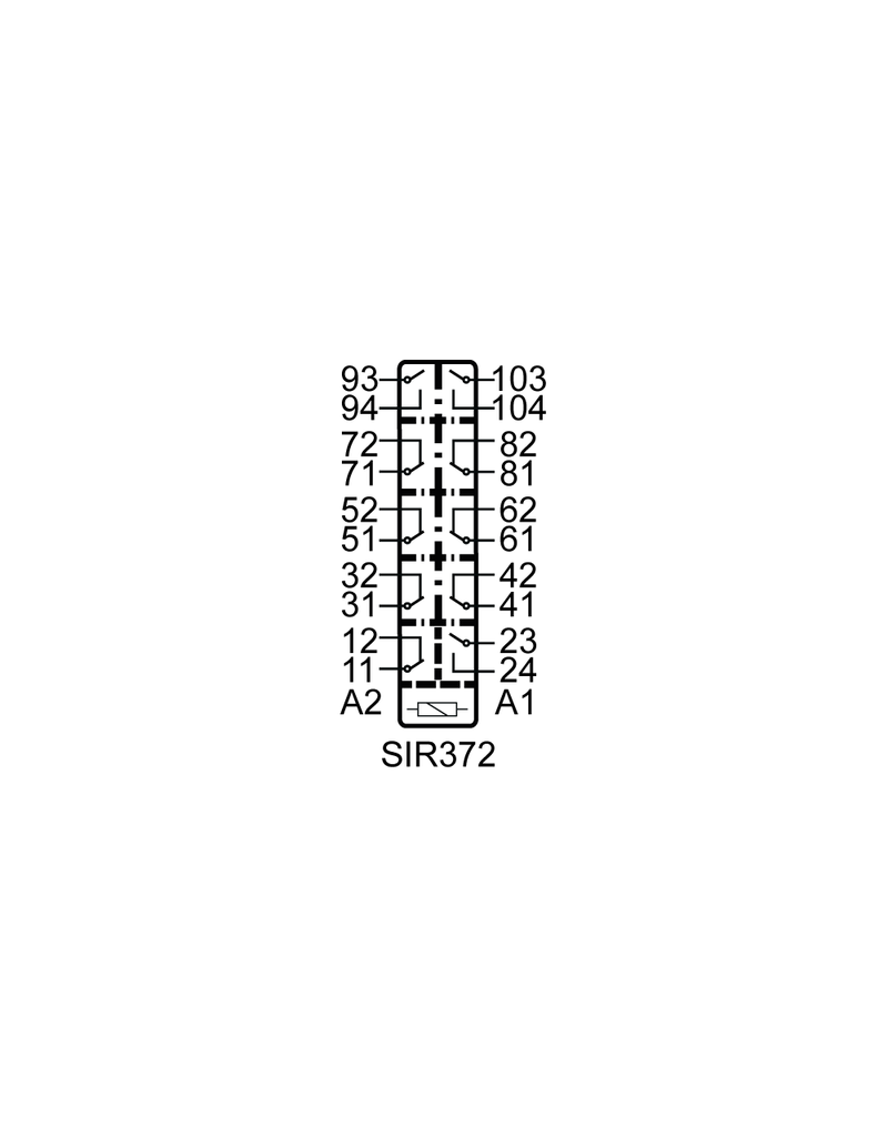 ELESTA relays SIR10 Baureihe - SIR372