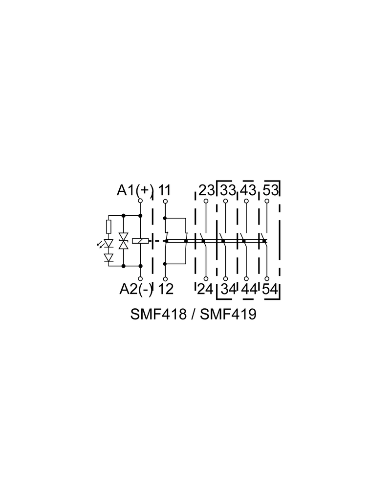 ELESTA relays SMF5 Baureihe - SMF418/SMF419