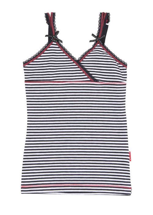 Claesens Claesen's Girls singlet navy/white stripes