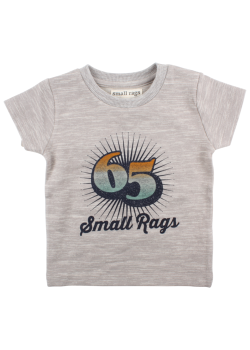 Small Rags Small Rags short sleeve baby boys Frost Grey