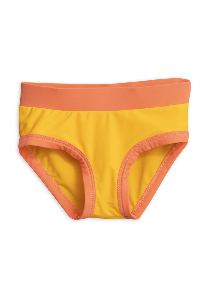 Mini Rodini - Wing Swimtop Yellow and Highwaisted Swimpant Yellow