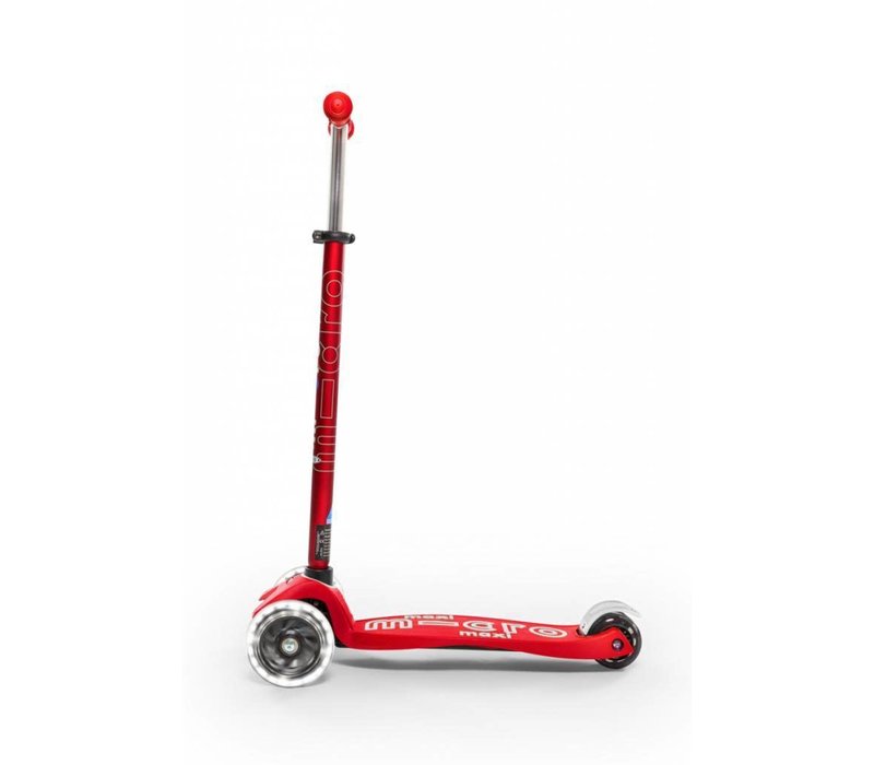 MAXI MICRO SCOOTER DELUXE RED LED