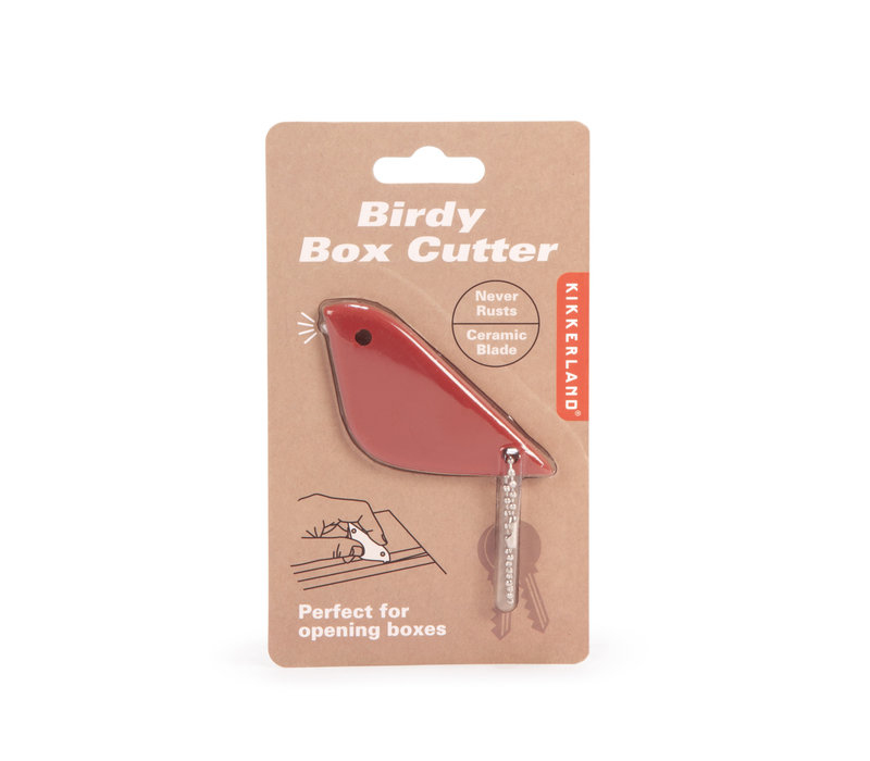 Kikkerland Birdy box cutter