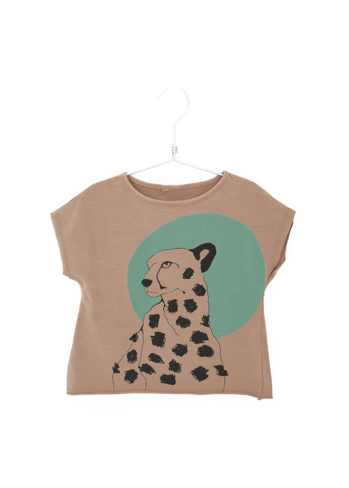 Lötiekids Lotiekids Crop Sweatshirt Cheetah Clay Pink - 18 M